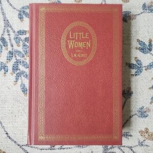 Little Women Hardcover Book In Red and Gold